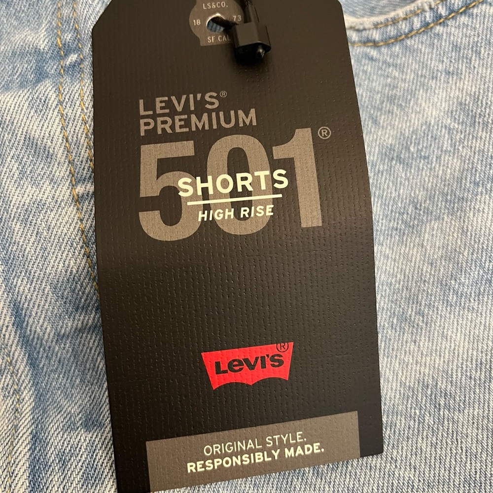 Levi’s - Women’s High Rise 501 Original Shorts - Picture 4 of 6